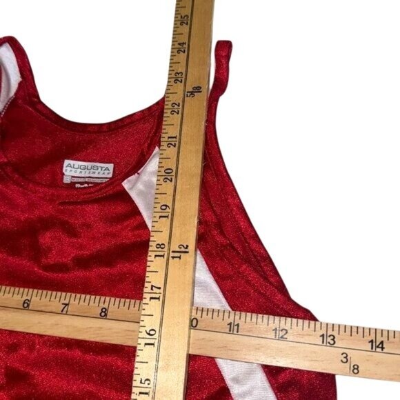 Augusta Sportswear Youth M Red Performance Tank Top - Picture 5 of 5